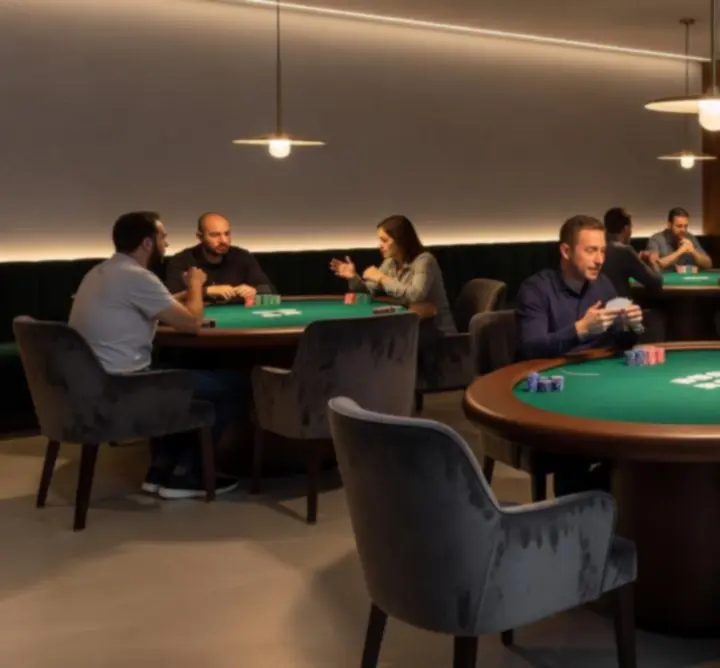 Salle de poker moderne et conviviale chez JOY